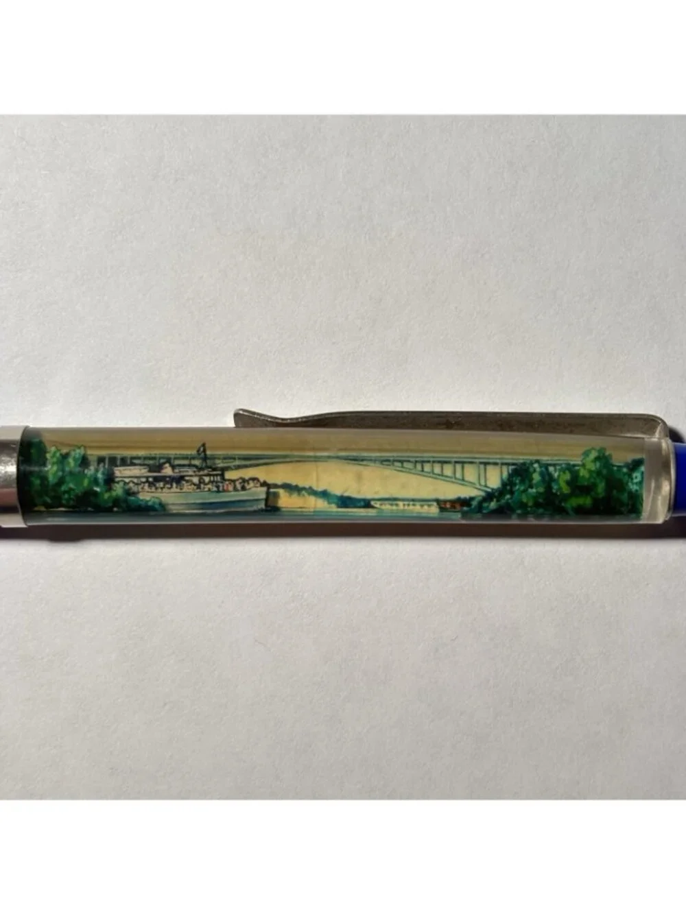 Niagara Falls Canada Floaty Pen Maid of the Mist Tour Boat Bridge Waterfalls Vtg